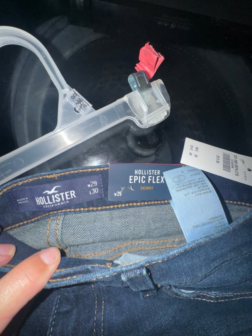 Hollister Epic Flex Skinny Dark Wash Jeans W29 L30 NWT